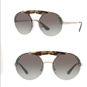 BNIB Prada Shield Round Sunglasses